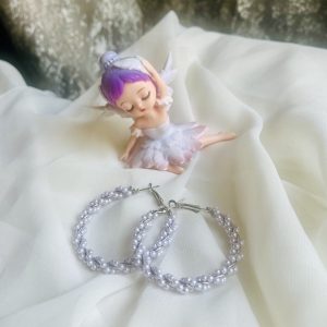 گوشواره حلقه ای مرواریدی